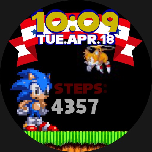 Sonic The Hedgehog Step Counter