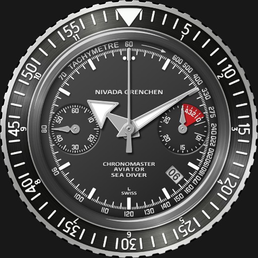 Nivada Grenchen Chronomaster Aviator Sea Diver