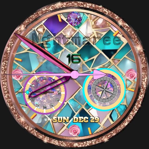 ladies gemstone watch 