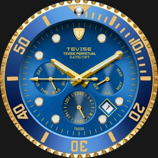  Tevise Perpetual Datejust Blue