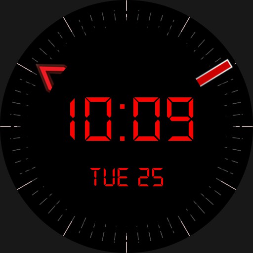 Red Digital Retro  desel