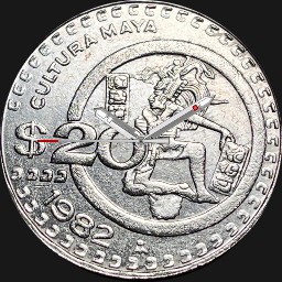 Silver, 20 Dollars , Mexico, 1982 
