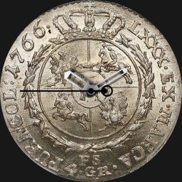 Silver, Poland, Poniatowski, 1 Talar, 1766