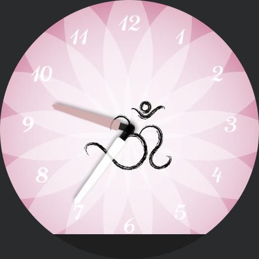 simple pink lotus om