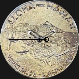 Brass, Aloha Trade Dollar, Honolulu 