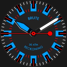 Brute RECKONING Minimalistic Military Dive Field Watch
