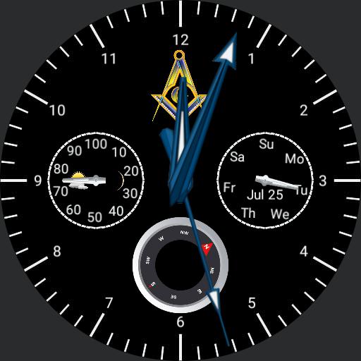 Masonry - Look to the East in Blue with map