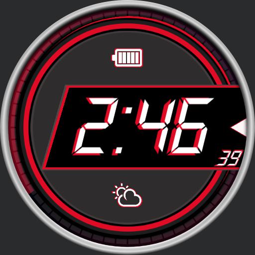 XDigital Watch Face RLW