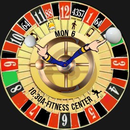 ROULETTE WHEEL - Hands are Spinner and Balls - WOS6