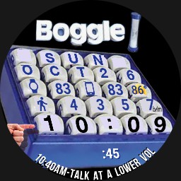 Game: BOGGLE Cubes Tell the Time - WOS6