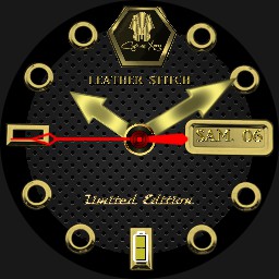 Cyrius Xage Leather stitch Vers Gold