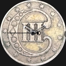 Silver, Trime, 1851, Type I, WOS6