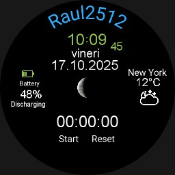 Digital watch +stopwatch 