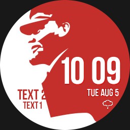 Lenin Profile Soviet Red