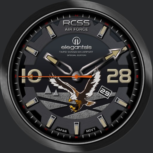 Orilama watch  174  Elegantsis     Air Force Matsuyama Base Command Limited