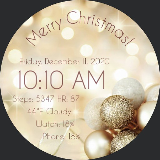 Christmas Gold Ornaments