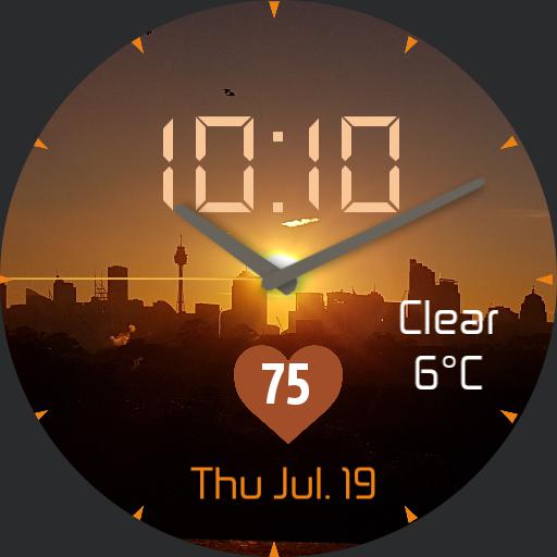 Sydneys Winter Morning Sunrise. 