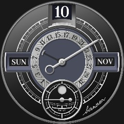 Berneron Quantieme Annuel in Black