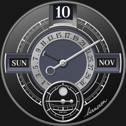 Berneron Quantieme Annuel in Black