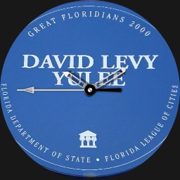 Plaque, David Levy Yulee, Florida, 2000   