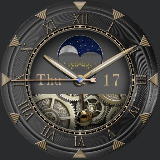 Pendulum Gears with dim mode • WatchMaker the world's largest watch