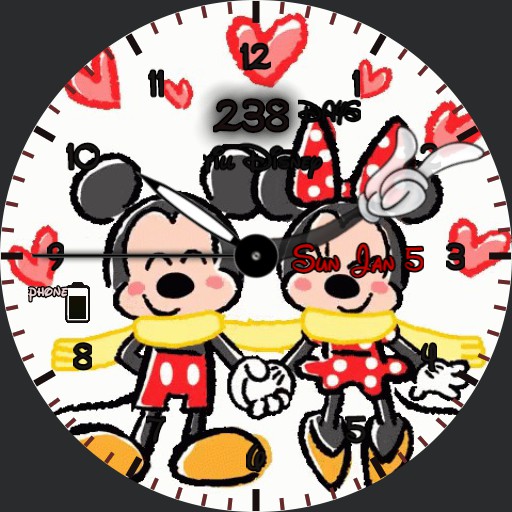 Disney Mickey loves minnie 