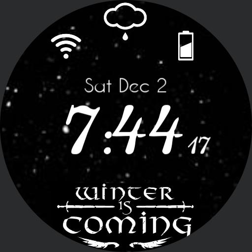 Game of Thrones Winter is Coming - Animated Snow