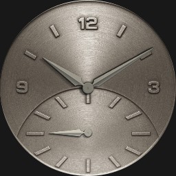 Brute VECTRA DUAL Minimalistic Metallic Watch