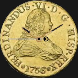 Gold, Ferdinand VI, Spain, 8 Escudos, 1756   