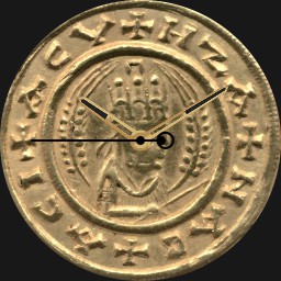 Gold, Axum, Ezana, Quinarius, 330 CE, 2