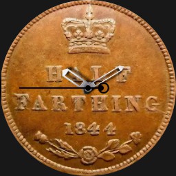 Copper, Gibraltar, Half Farthing, 1844