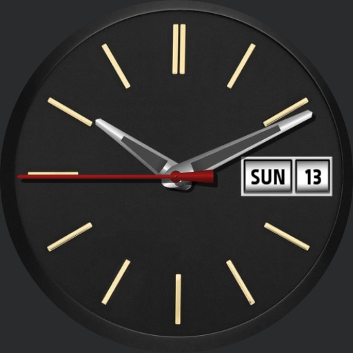 Classic plain dress watch