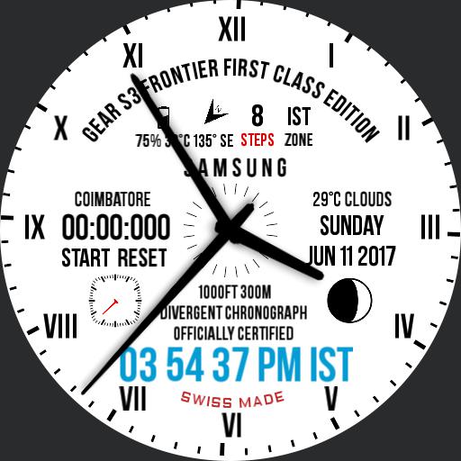 Feather White Classic 2 - Gear S3