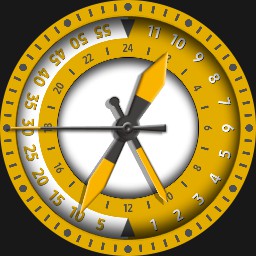 Brute DUOTIME Retrograde Split Time GMT Watch