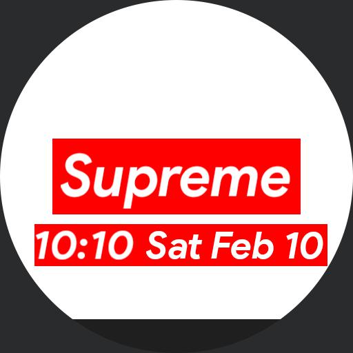 supreme digital watch