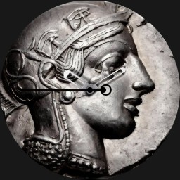 Silver, Philistia, Drachm, 400s BCE, 2