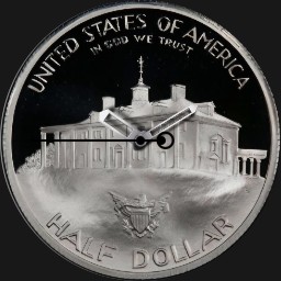 Silver, Washington, 250th Anniversary, Half Dollar, 1982