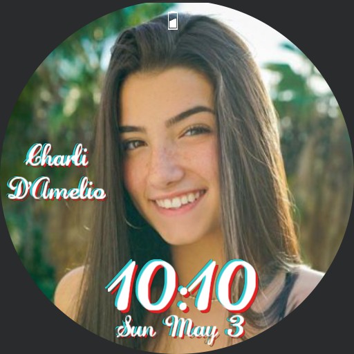 Charli DAmelio Watch face