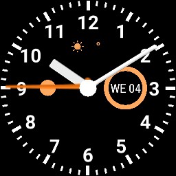 Braun Modern with Numerals Red Dim New