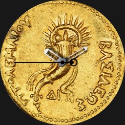 Gold, Cornucopia, Egypt, 1 Octadrachm, 217 BCE