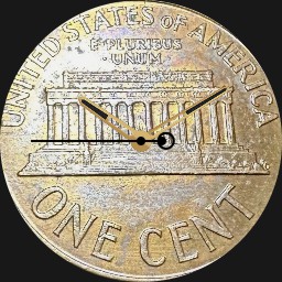 Copper , Lincoln Memorial Penny, U.S , 1959