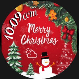 Snowman Wishing a Merry Christmas Copy