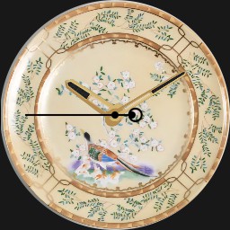 Two Elegant Dinner Plates by Mottahedeh
