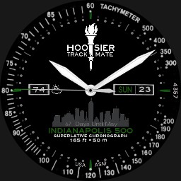 Indianapolis 500 - HOOSIER Chronograph Green
