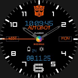 Transformers Orange Galaxy Watch 8 Classic