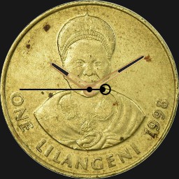 Brass, Eswatini, 1 Lilangni, 1998