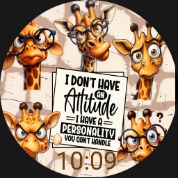 Giraffe Attitude- plwren