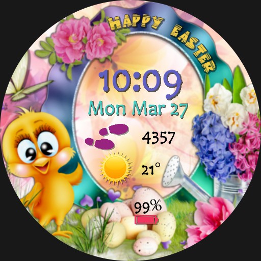 A Very Colorful, Floral Easter