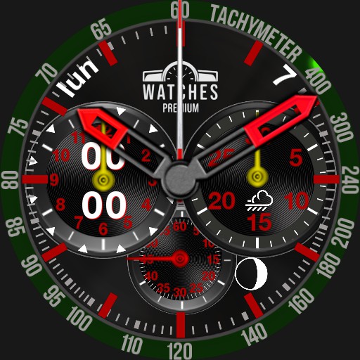 Chronograph Multicolor Cronografo Chronograph Premium Oct 7