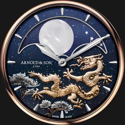 Arnold and Son Perpetual Moon Year of the Dragon Blue